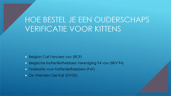 hoe bestel ik een DNA profiel van poes of kater
